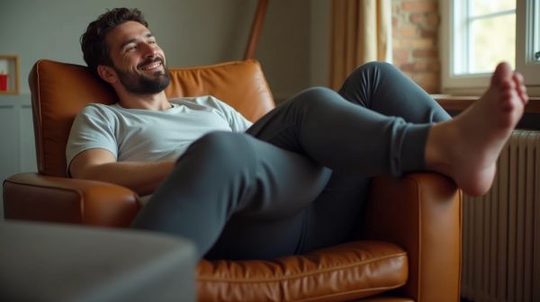 Appréciez le confort inégalé de la ceinture homme élastique
